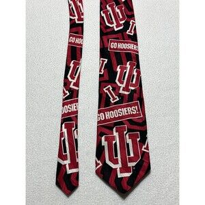 Indiana University Tie Go Hoosiers Silk Neck Ties RM Sport IU